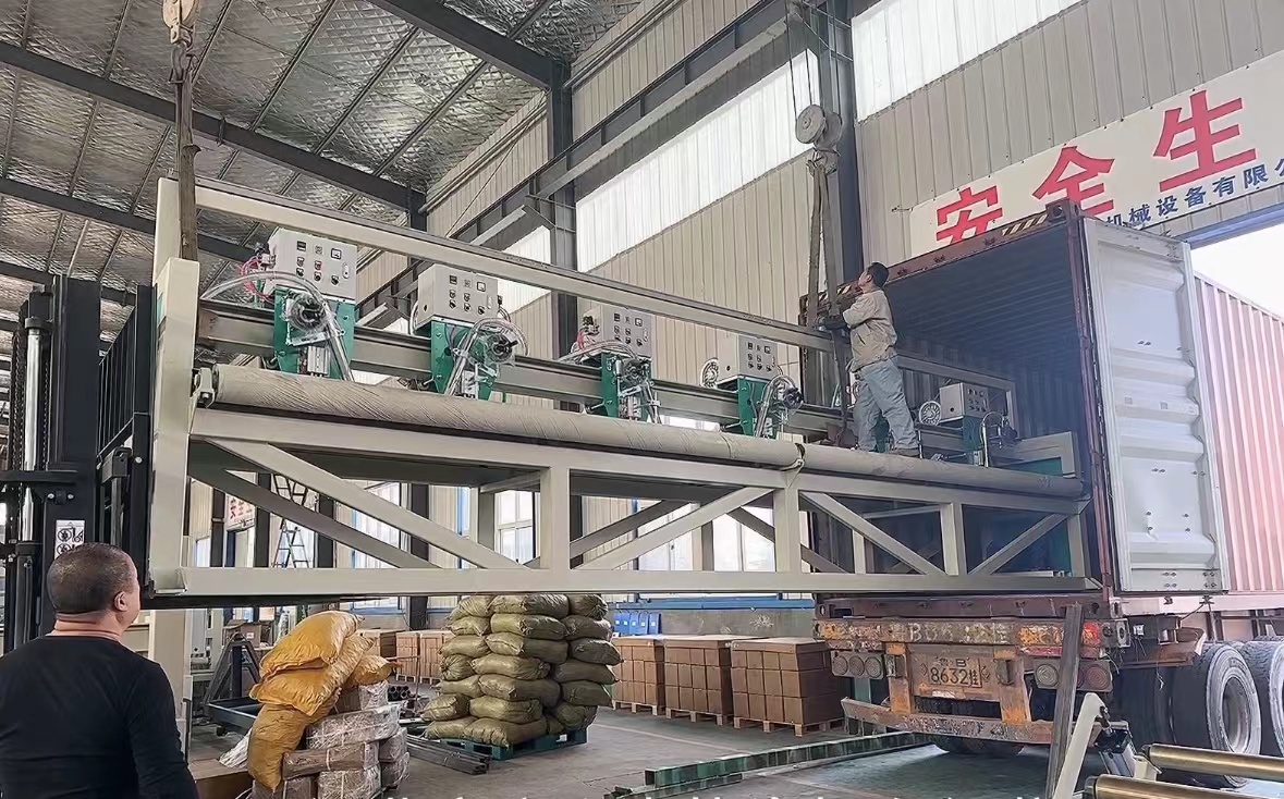 六米熱合機(jī)裝車發(fā)貨